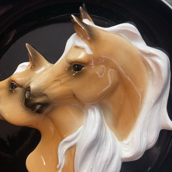 VINTAGE  3D HORSES
PLATE - Picture 6 of 16